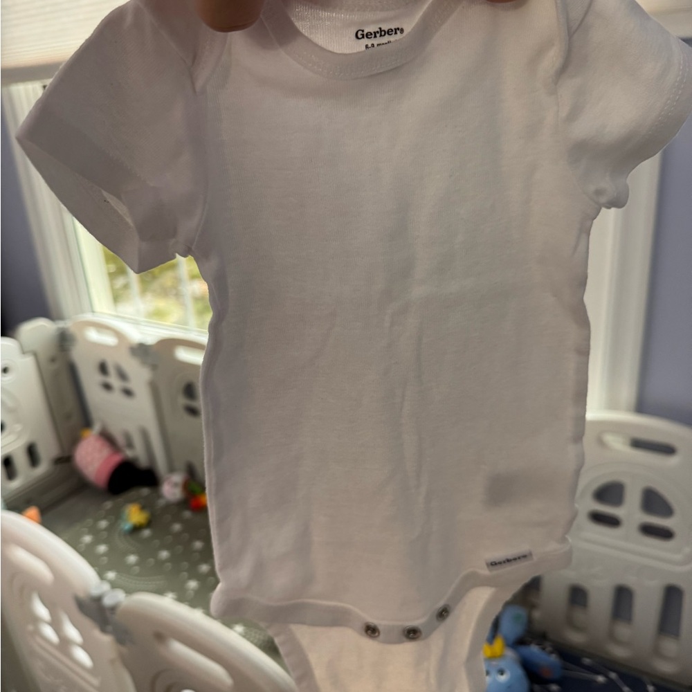 Gerber White Kids One Piece Bodysuit, 16 pieces